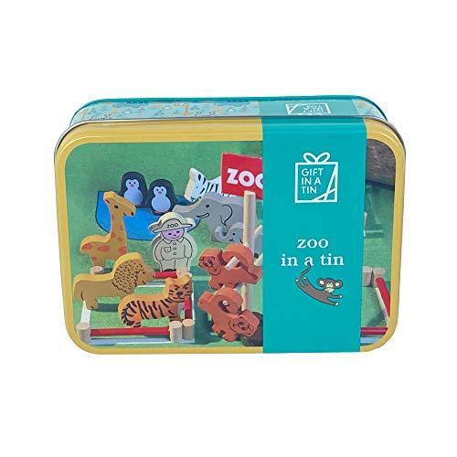 Zoo tin wooden - zoo, playset