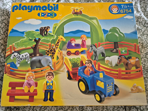 Playmobil zoo playset - 1.2.3,
