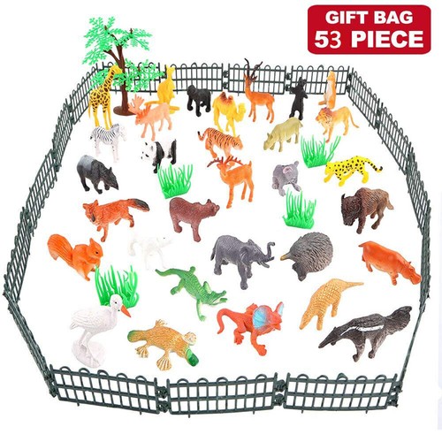 Pieces zoo animals playset - 53,