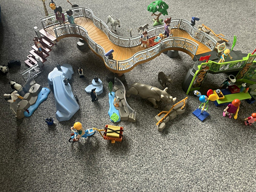 Playmobil zoo playset with - playset,