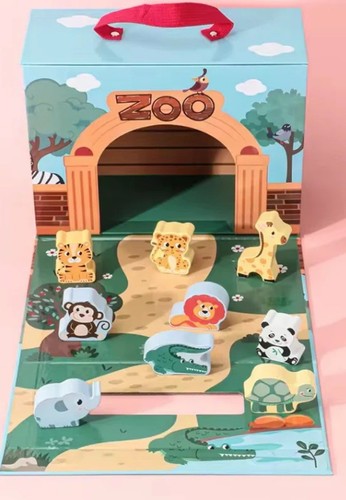 Zoo animal wooden - animal, play