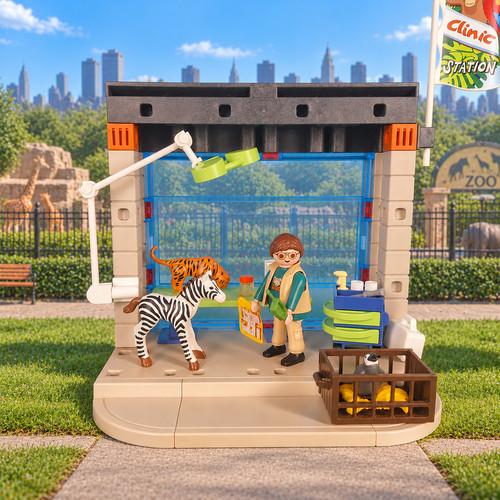 Playmobil zoo veterinary - zoo,